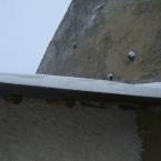 Gouttière G300 enneigée de Dal'Alu, Haguenau - Mey'er Herrlisheim, alsace, Bas Rhin