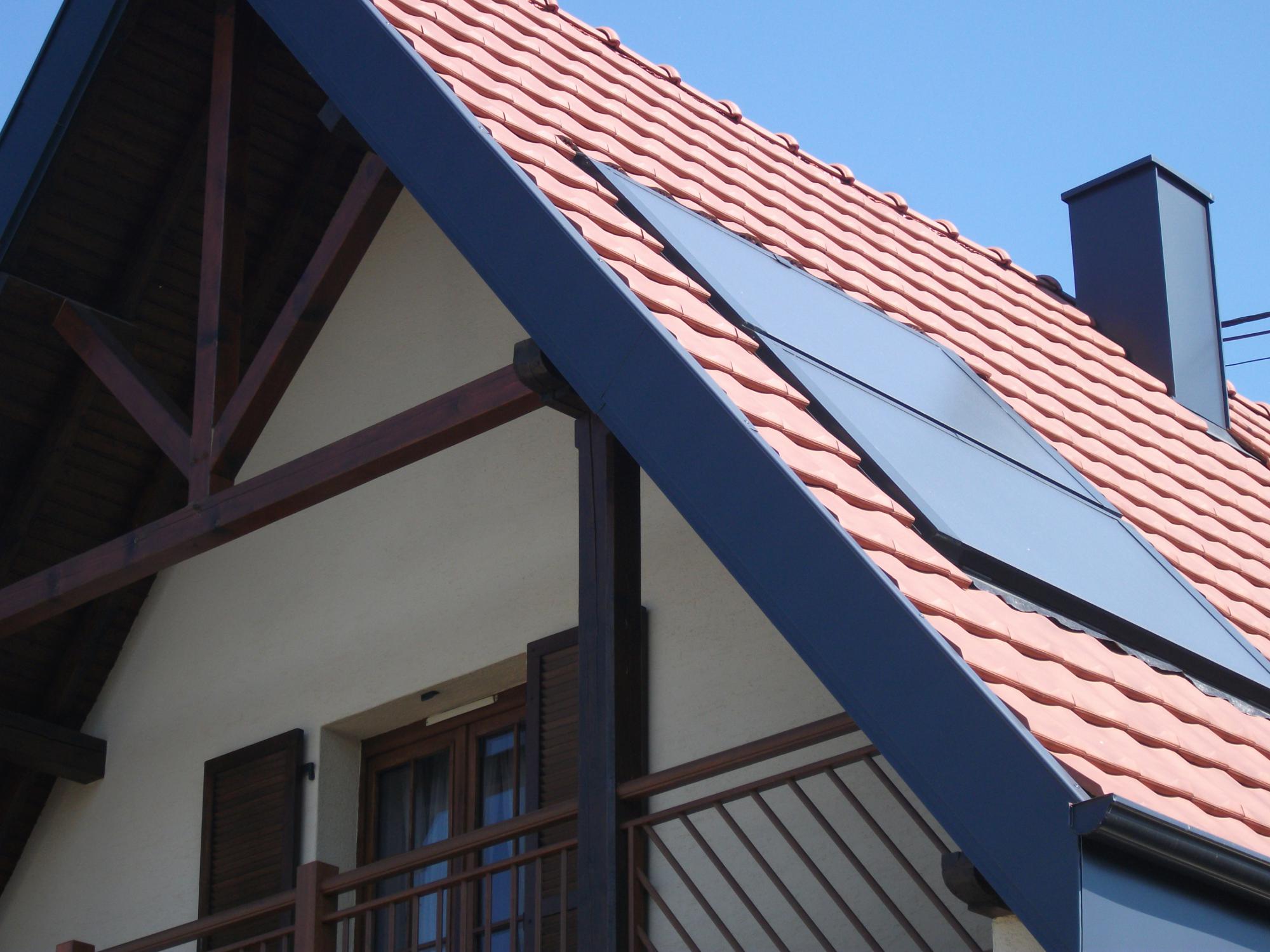 Habillage planche de rive, pignon, aluminium  Dal'Alu, Herrlisheim - Mey'er Herrlisheim, alsace, Bas Rhin