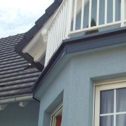 Habillage dalle frontale de terrasse aluminium  Dal'Alu, Drusenheim - Mey'er Herrlisheim, alsace, Bas Rhin