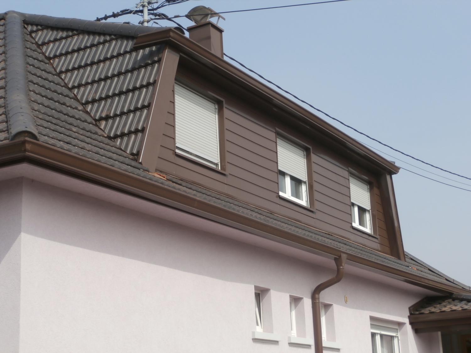 Habillage complet lucarne aluminium  Dal'Alu - Mey'er Herrlisheim, alsace, Bas Rhin