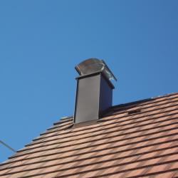 Habillage de cheminée aluminium  Dal'Alu, Herrlisheim - Mey'er Herrlisheim, alsace, Bas Rhin