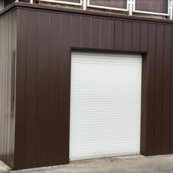 Protection complète lambris bois par lambris aluminium, Dal'Alu - Mey'er Herrlisheim, alsace, Bas Rhin