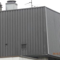 Bardage mural, bac acier, Haguenau - Mey'er Herrlisheim, alsace, Bas Rhin