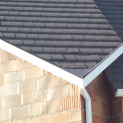 Habillage planche de rive, biais, aluminium  Dal'Alu, Haguenau - Mey'er Herrlisheim, alsace, Bas Rhin