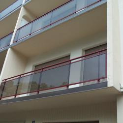 habillage nez de balcon en aluminium prélaqué Dal'alu, Herrlisheim - Mey'er Herrlisheim, alsace, Bas Rhin