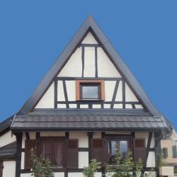 Habillage planche de rive, pignon, Haguenau, aluminium  Dal'Alu - Mey'er Herrlisheim, alsace, Bas Rhin