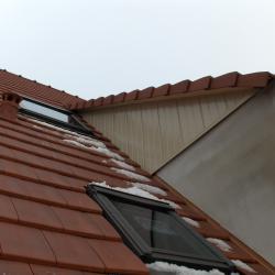 Bardage joue de chien assis en aluminium prélaqué Dal'alu, Herrlisheim - Mey'er Herrlisheim, alsace, Bas Rhin