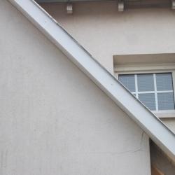 planche de rive après habillage en aluminium Dal'Alu - Mey'er Herrlisheim, alsace, Bas Rhin